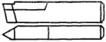 Резец резьбовой для наружной метрической резьбы (ТИП 1) 16х10х10